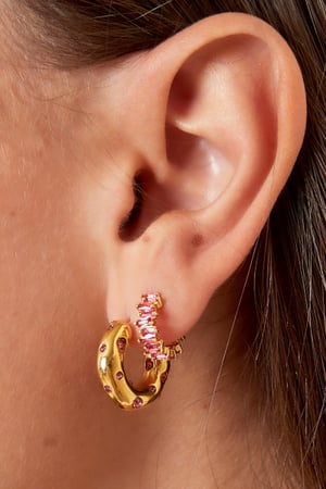 Ohrringe In Style Goldfarbe Kupfer h5 Bild4